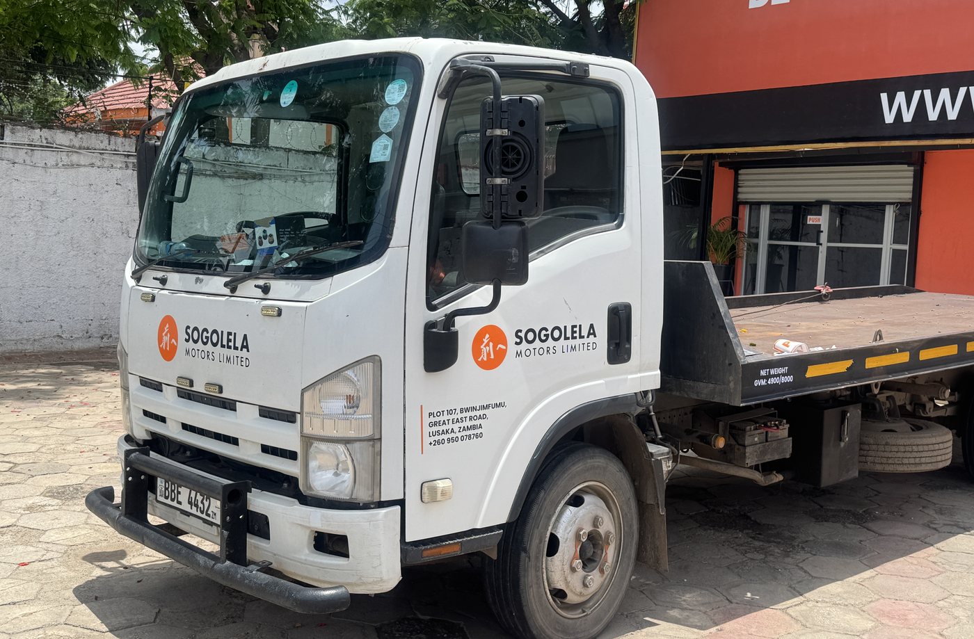 Sogolela Motors branded truck